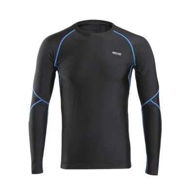 Men's Breathable Casual Leggings Cotton Pants Sports Long Sleeve T-shirt Suits - Image 1 of 4
