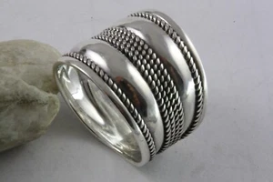 BANDRING KELTISCH TRIBAL BIKER  925 ECHT SILBER SILBERRING / 152 - Bild 1 von 4