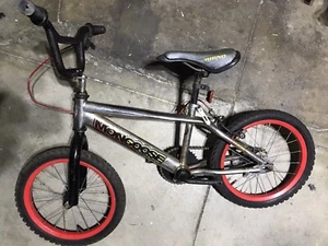 vintage Old School BMX Chrome Mongoose 16" Wheels Rims Project Bike - Picture 1 of 12