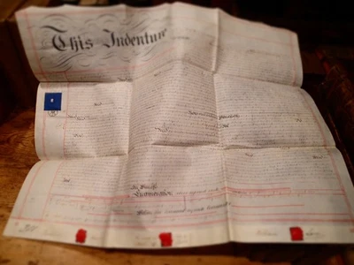 (U) 1861 Vellum indenture,  Shefford Road , Clifton , Bedfordshire, Low Lincoln - Image 1 of 4