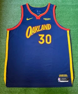 Camiseta deportiva Nike City auténtica Steph Curry Golden State Warriors 2020-21 talla 58/3XL - Imagen 1 de 11