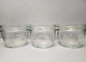 Ball Three Four Ounce Jar Wide Mouth Set 3 OZ. And MLS Clear Canning Mason - Picture 1 of 24