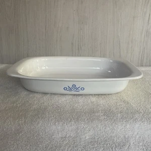 Vintage Corning Ware P-21 Blau Kornblume Bräter Backform 15x10x2,5 USA - Bild 1 von 7