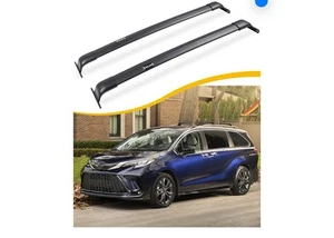 220lbs Roof Rack Cross Bars Fit for Toyota Sienna 2021-2025 Crossbars Luggage - Picture 1 of 4