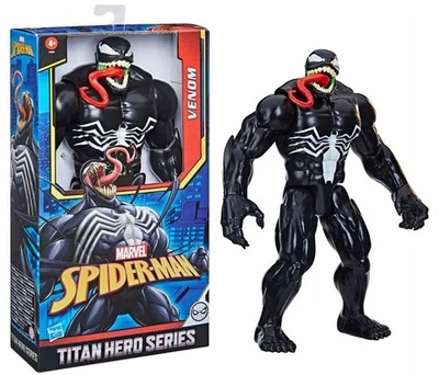 MARVEL VENOM 12-inch Titan Hero Figure SPIDERMAN Symbiote Villain Hasbro - Image 1 of 4