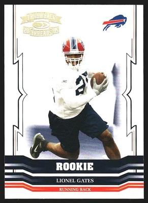 2005 Donruss Throwback Threads #196 Lionel Gates FOOTBALL Buffalo Bills - Image 1 of 2
