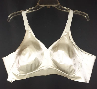 CATHERINES Size 46C Bra Ivory Wireless Back Smoothing - Image 1 of 4