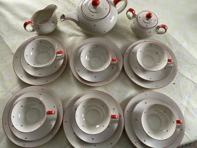 Bareuther Bavaria Porzellan Tee Service 21 Teilen Top Zustand Ohne OVP - Bild 1 von 3