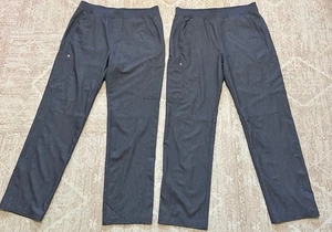 Figs Men’s Scrub Pants Lot Of Two Graphite Gray Size XL Medical Uniform - Picture 1 of 10