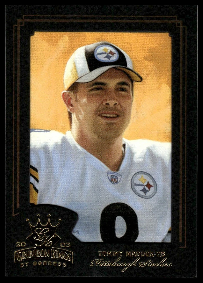 2003 Donruss Gridiron Kings #76 Tommy Maddox Gold #/75 - Image 1 of 2