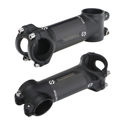 Vástago de manillar de bicicleta de fibra de carbono MTB ciclismo aluminio bicicleta de carretera 6°/17° Foto 1 de 4