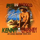 KENNY CHESNEY BEER IN MEXICO ORANGE T-SHIRT NO SHOES NATION TOUR 2013 XL