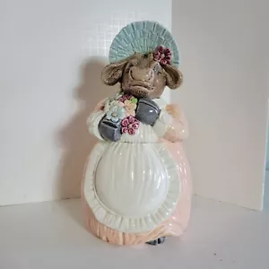 Vintage Hobbyist Hand Painted 11.5" Ceramic Cow Small Cookie Jar - Picture 1 of 9