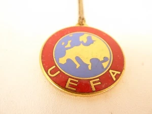 SCHLÜSSELANHÄNGER / KEY RING - FUSSBALL - UEFA - U E F A - EMAILLE / ENEMALED - Bild 1 von 7