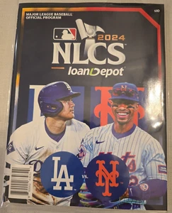 2024 MLB NLCS GAME PROGRAM NATIONAL LEAGUE CHAMPIONSHIP FEATURING N.Y. METS - Picture 1 of 1