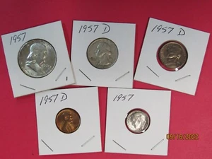 1957 US MINT SET "SILVER" (1) - Picture 1 of 2