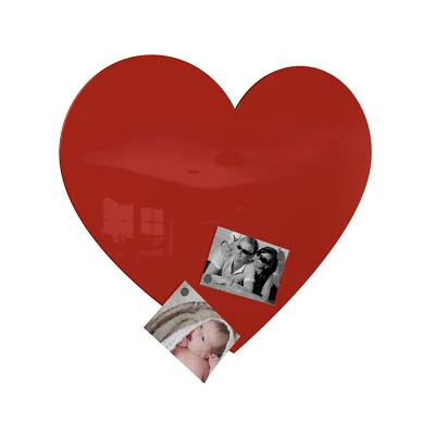 Herz Magnetwand Pinnwand Memoboard - XXL groß - Hochzeit Valentinstag Geburtstag - Bild 1 von 2