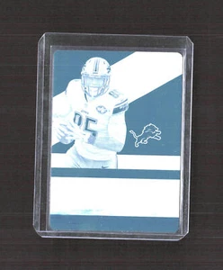 2016 Panini Prime #191 Eric Ebron Printing Plates Cyan #/1 - Picture 1 of 2