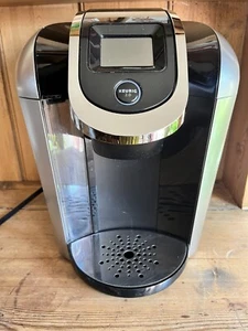 Keurig 2.0 K400 K2.0-400 Brewing System Coffee Maker Black Silver w Tray Tank - Picture 1 of 12