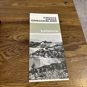 Vintage Klapp Reiseprospekt 60er Jahre GRIECHENLAND Kefalinia - Bild 1 von 3