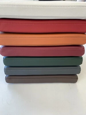 Coussin en cuir coussin coussin de siège coussin de siège cuir véritable cuir nappa antidérapant  - Photo 1/4