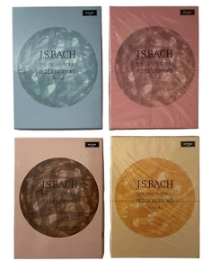 J.S. Bach The Organ Works Volume 1, 2, 3 & 4 on 8 Cassettes Box Set Rare VTG - Picture 1 of 15