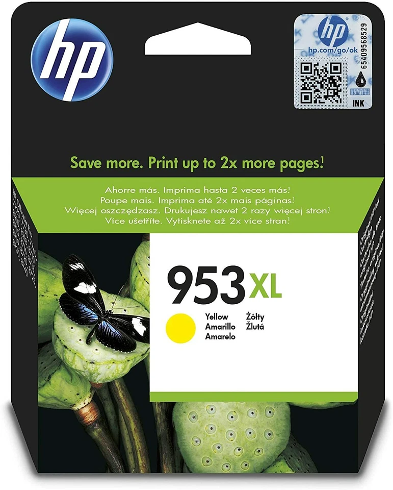 Cartuchos HP 953 XL ORIGINALES Negro, Cian, Magenta y Amarillo Tinta 953XL Pack - Imagen 1 de 1
