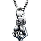 Men Power Charm Boxing Necklace Pendant Stainless Steel Boxer Glove Jewelry Gift