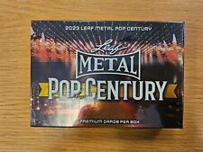 Leaf Metal Pop Century 2023 Hobby Box Sealed 4 Premium Cards per Box