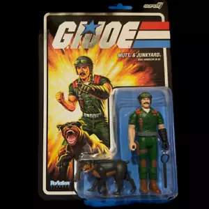 GI Joe 💥Mutt and Junkyard (K-9) Action Figure 3.75" Super7 ReAction - Picture 1 of 1