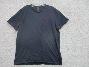 Polo Ralph Lauren Shirt Extra Large Youth Navy Blue Casual Logo Pony Cotton Boys - Picture 1 of 8