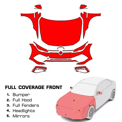 PreCut Paint Protection Film Clear Bra PPF Kit For Volkswagen Golf R 2022-2025 - Image 1 of 4