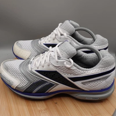 Zapatillas deportivas Reebok EasyTone Stride para hombre talla 9 gris blanco defectos mínimos Foto 1 de 4