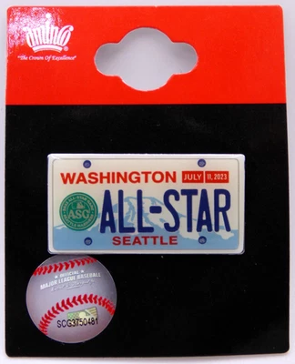 Seattle Mariners - All-Star Game 2023 - License Plate Pin - Limited Edition - Image 1 of 4