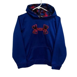Under Armour Youth Hoodie Blue Size L Long Sleeve Sports Casual - Picture 1 of 5