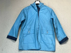 VTG LOT ONE Inc Blue Rain Jacket See All Pics Size Small - Picture 1 of 10