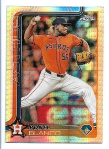 Ronel Blanco 2025 Topps Chrome Prizm Refractor #292 - Houston Astros - Picture 1 of 2