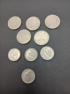 9 gemischte Münzen | Bundesrepublik | Westdeutschland . 7 Gesamtmarken. - Bild 1 von 2