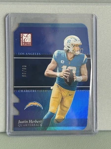 2023 Panini Donruss Elite Football Aspirations DieCut JUSTIN HERBERT /99 Charger - Bild 1 von 2