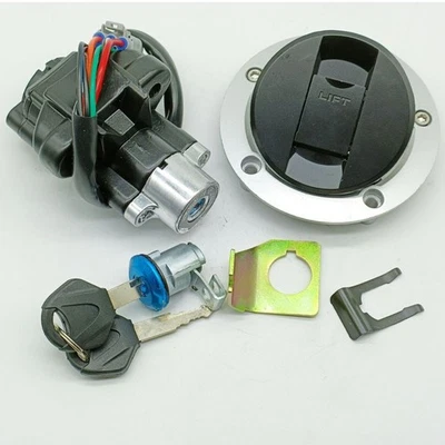 Juego de llaves de tapa de gas combustible bloqueo interruptor de encendido Suzuki GSF1200S Bandit S 2006 Foto 1 de 4