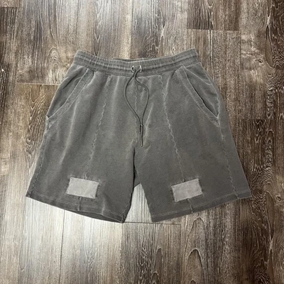 Pantalones Cortos John Elliott Temporada Siete Para Hombre XL Gris Algodón Terry Hecho en EE. UU. Foto 1 de 4