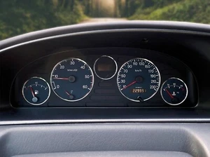 Fit Citroen Evasion 1994-2002 Polished aluminum rings for the gauge cluster 5pcs - Picture 1 of 11