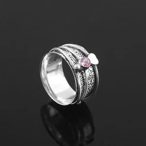 Amethyst Gemstone Ring 925 Sterling Silver Handmade Ring Best Jewelry Gifts her - Picture 1 of 3