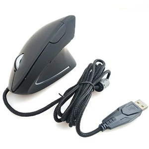 Vertical Mouse USB Wired PC Laptop Optical Mice Ergonomic Reduce Strain 1600 DPI - Picture 1 of 8