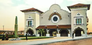 CARTOLINA A COLORI PRE 1920 SAN ANTONIO TX STAZIONE FERROVIARIA SP DEPOSITO NON SPE - Foto 1 di 3