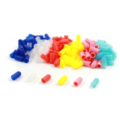 XPT02 150pcs Rubber Caps Covers for 5mm Grain of Wheat Bulbs LEDs Mixed Color - Image 1 of 4