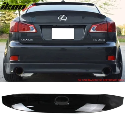 Fits 06-13 Lexus IS250 IS350 Sedan WD Style Trunk Spoiler Lip Painted #212 Black Foto 1 de 4