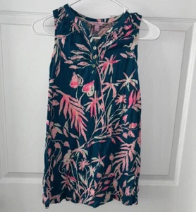 Lilly Pulitzer Girls Mini Essie It’s Prime Time Sleeveless Dress Size L Large - Picture 1 of 3