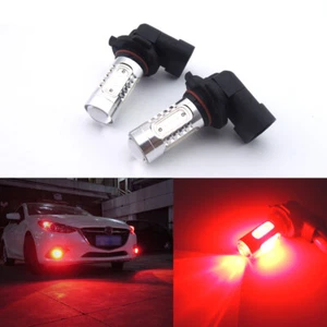 2pcs Brilliant Red H10 9145 9140 LED Fog Light Bulbs Car Truck Fog Driving Lamp - Picture 1 of 13