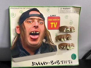 De Colección Jimmy Bob Hillbilly Dientes Como Se Ve En TV Pieza de Exhibición Nuevo de Lote Antiguo Novedad Halloween - Imagen 1 de 5